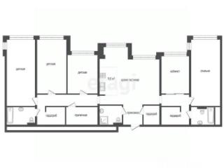 5-комн., Квартира в новостройке, 200.2 м², 20/22 этаж
