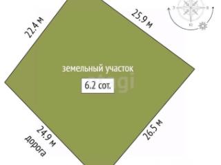 1-этажный дом, 27 м², 6 соток