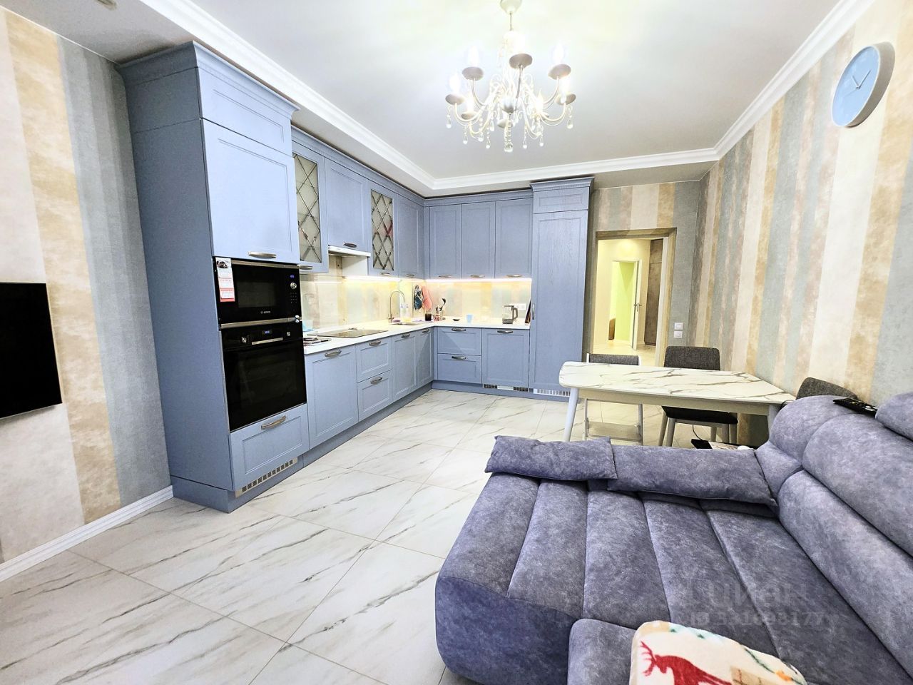 3-комн. квартира, 120.7 м2, 2/9 этаж