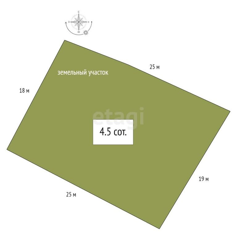 1-этажный дом, 24.5 м², 4.5 сотки