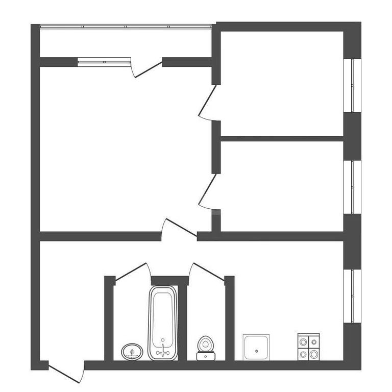 3-комн., 51 м², 3/5 этаж