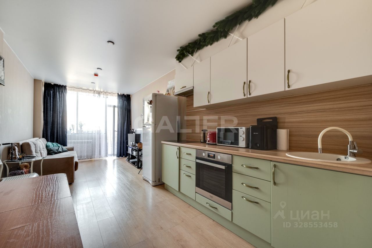 Студия, 27.5 м², 2/4 этаж