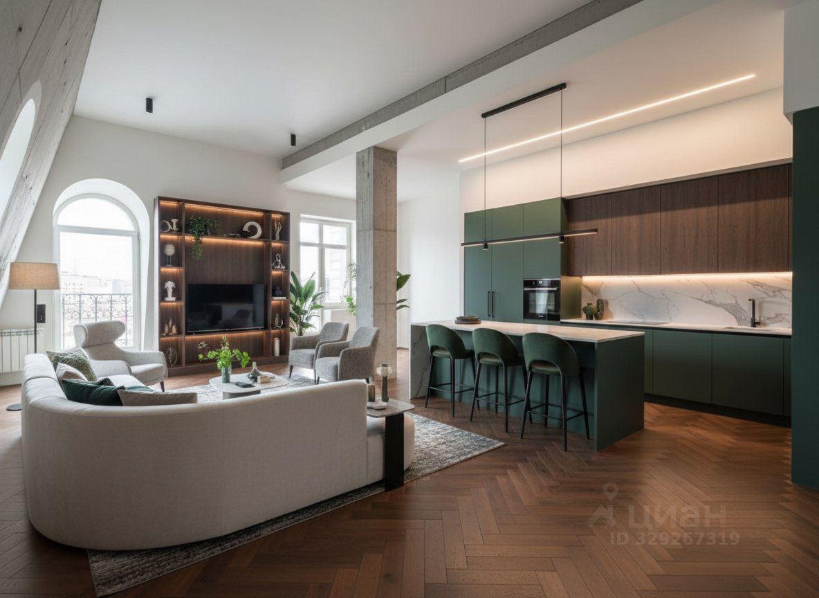 4-комн. квартира, 124 м2, 7/7 этаж