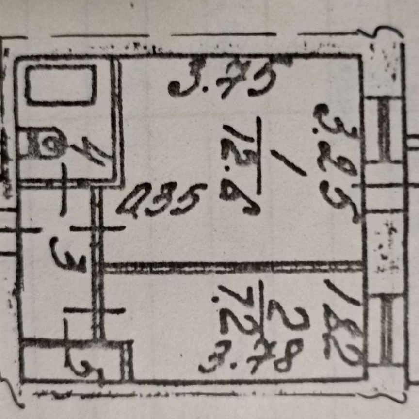 1-комн., 28.9 м², 2/2 этаж