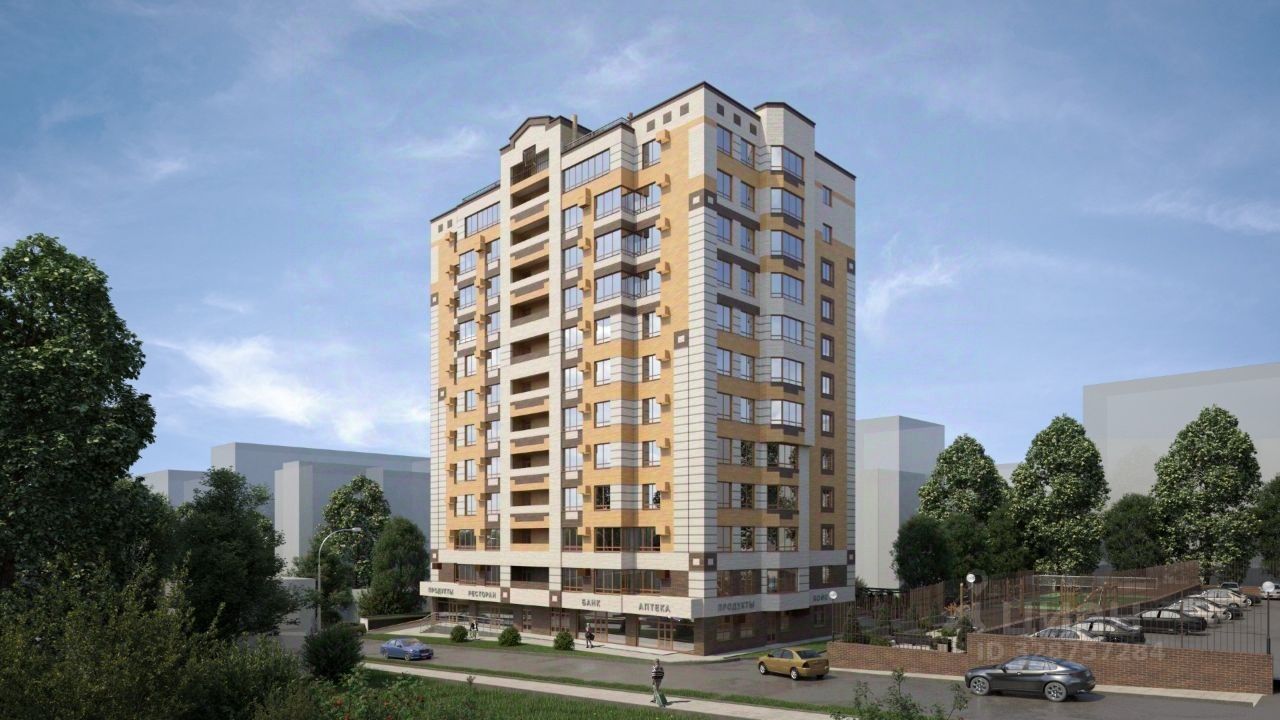 1-комн., 50.9 м², 12/12 этаж