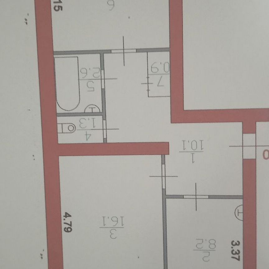 2-комн., 50.8 м², 4/5 этаж