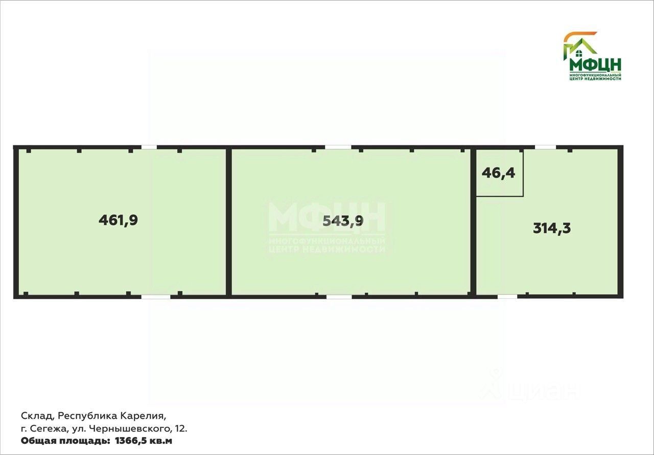 ПСН, 500 м², 1/1 этаж