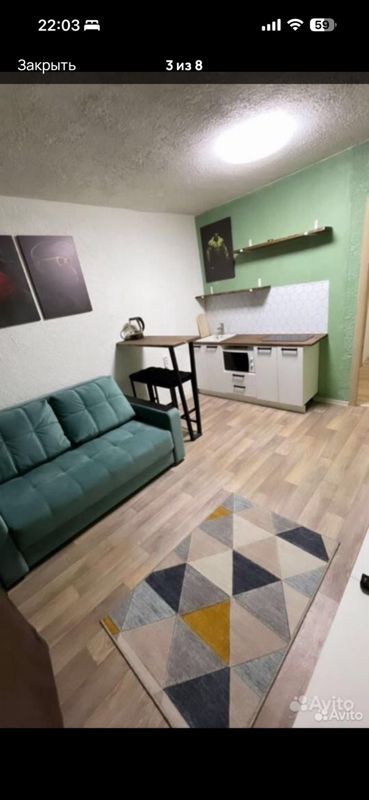 Студия, 16.4 м2, 3/5 этаж