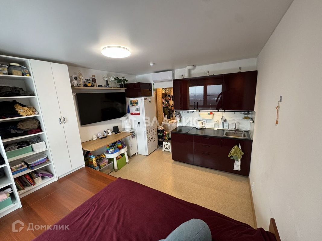 Студия, 20 м², 18/25 этаж