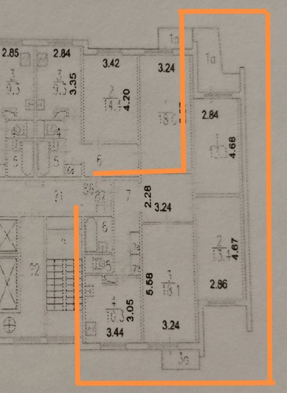 3-комн., 78.6 м², 5/17 этаж