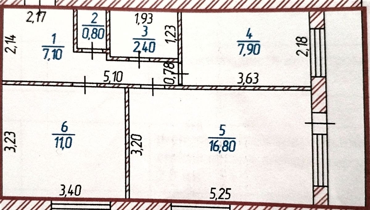 2-комн., 49 м², 2/2 этаж
