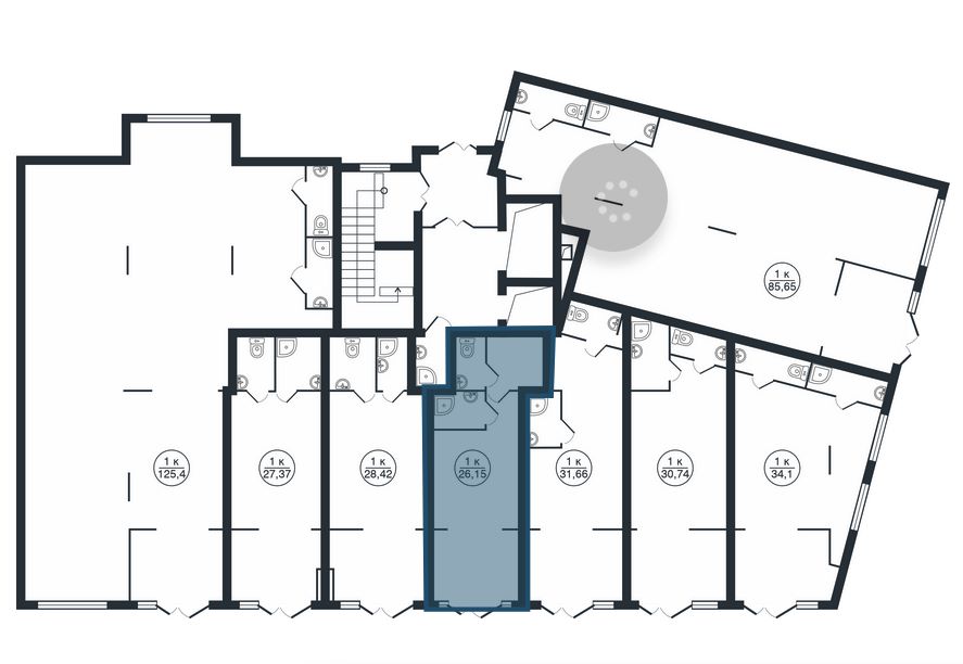 ПСН, 85.65 м², 1/16 этаж