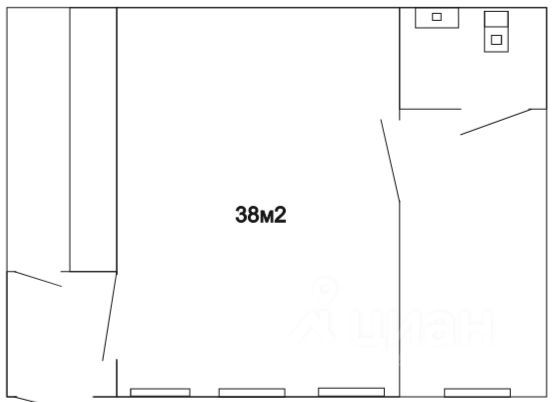 ПСН, 40 м², 1/2 этаж