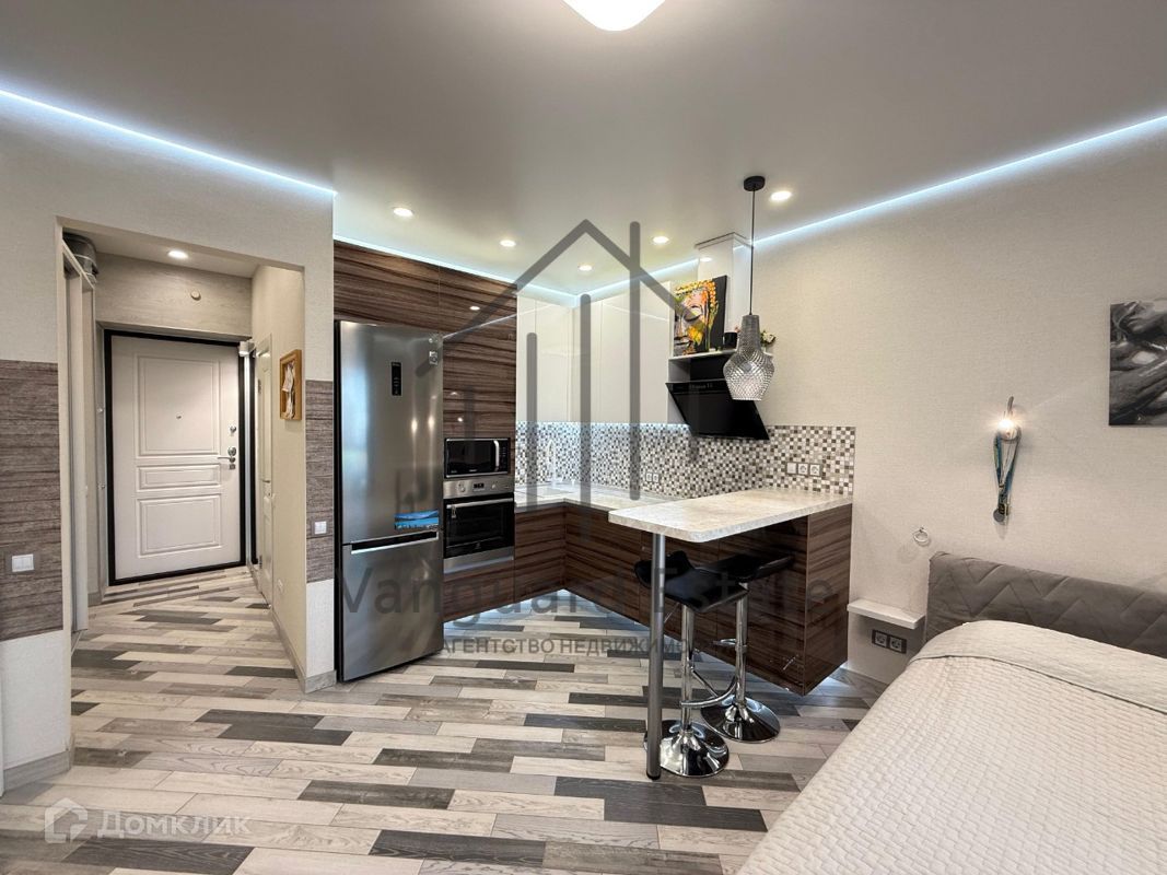 Студия, 26 м², 9/16 этаж