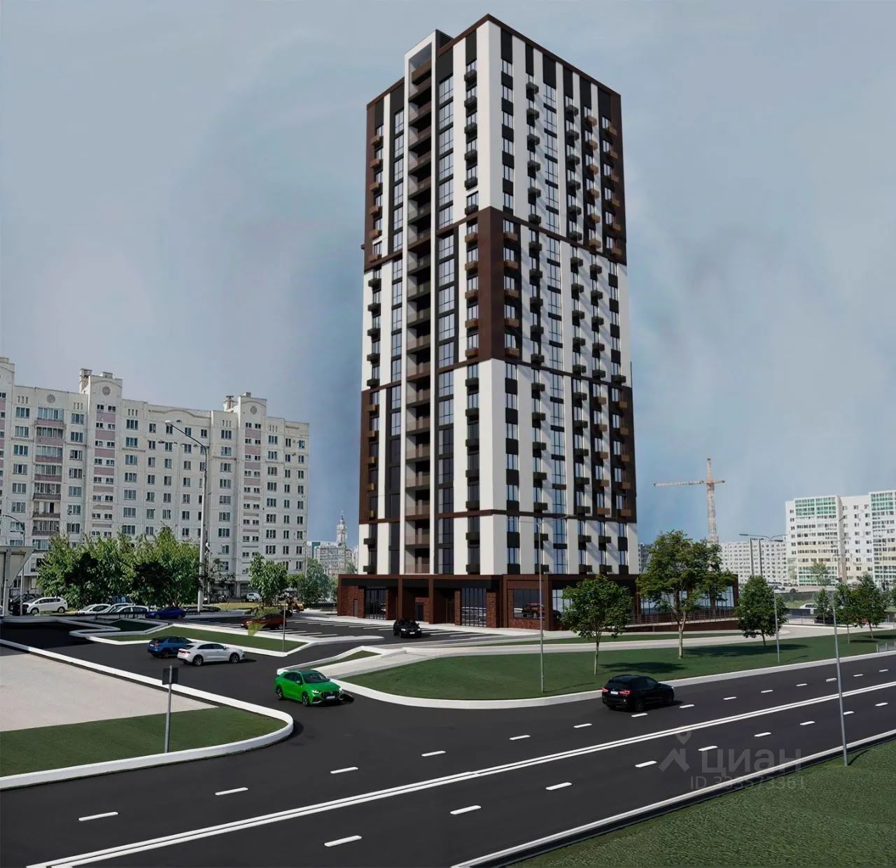 1-комн., 48.48 м², 3/25 этаж