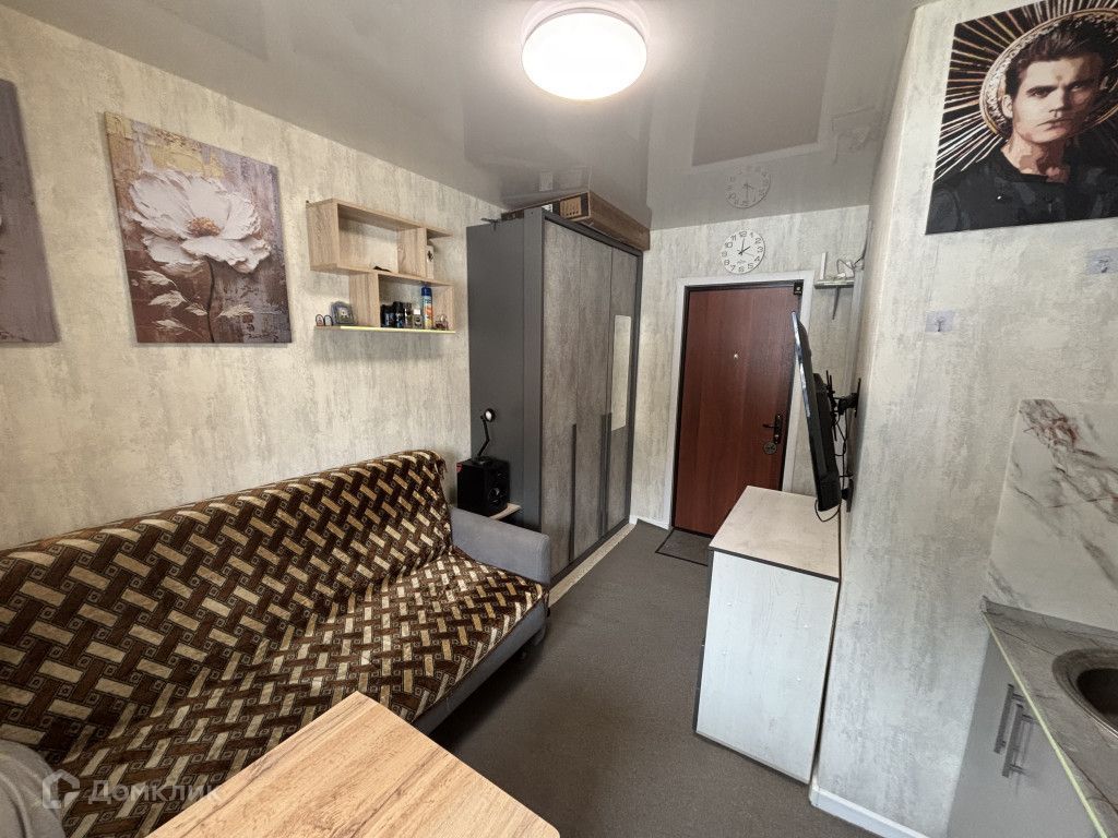 Студия, 16 м², 1/4 этаж