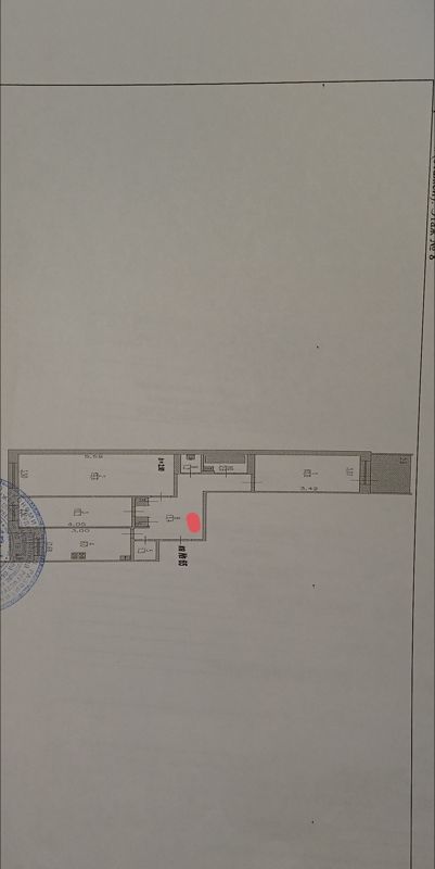 3-комн., 67.6 м², 8/9 этаж