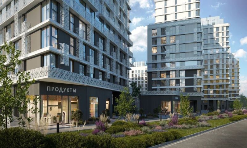 1-комн. квартира, 40.5 м2, 3/23 этаж