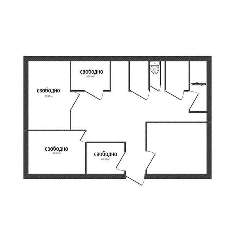 Торговое помещение, 336 м², 1/2 этаж