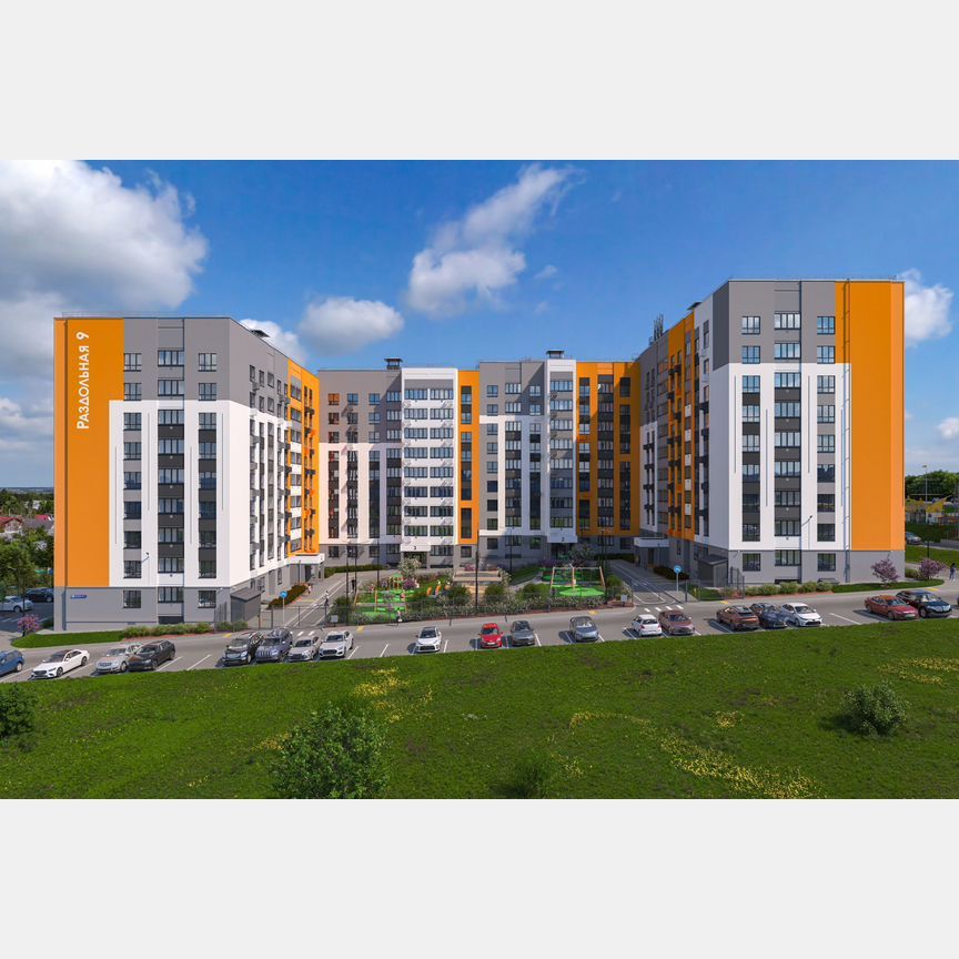 3-комн. квартира, 69.8 м2, 5/9 этаж