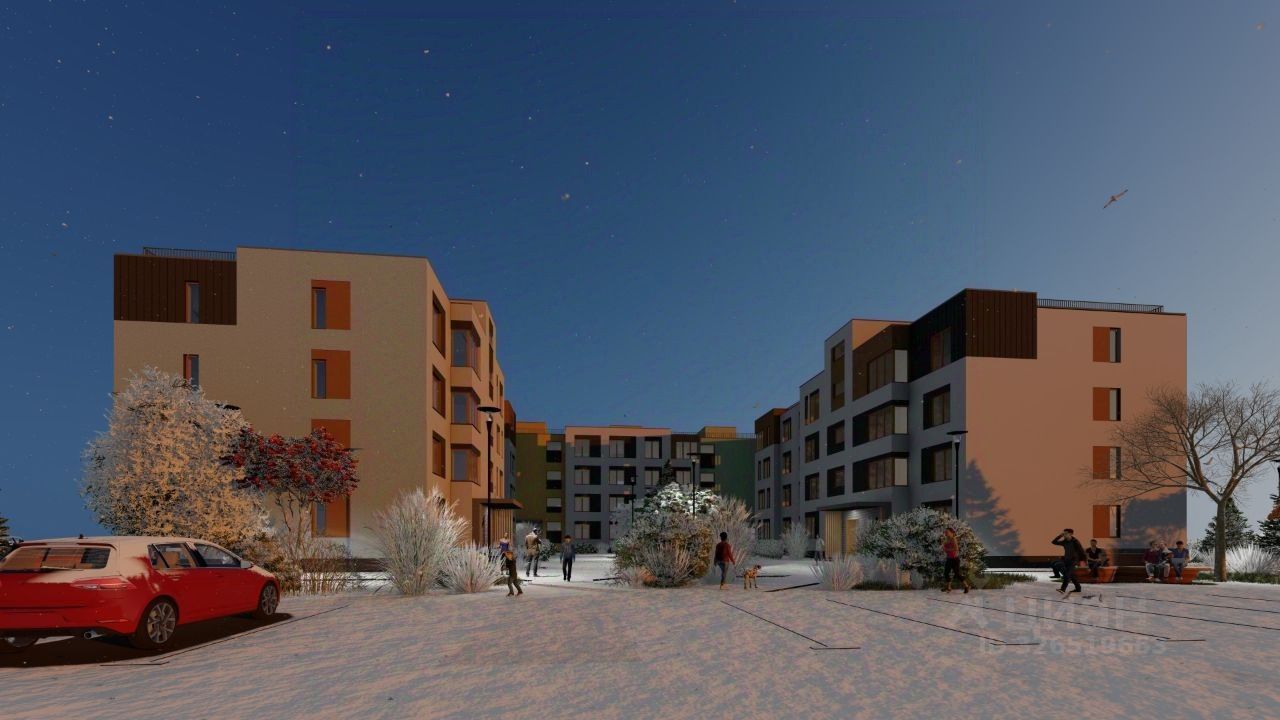 2-комн., Квартира в новостройке, 60.3 м², 3/4 этаж