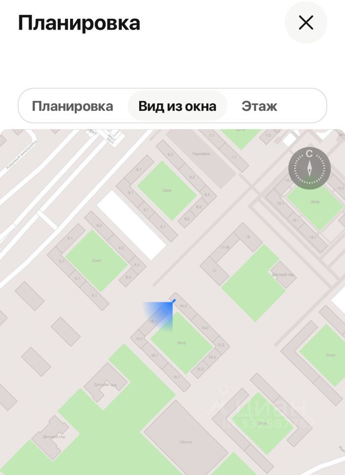 Студия, 19.9 м2, 12/25 этаж