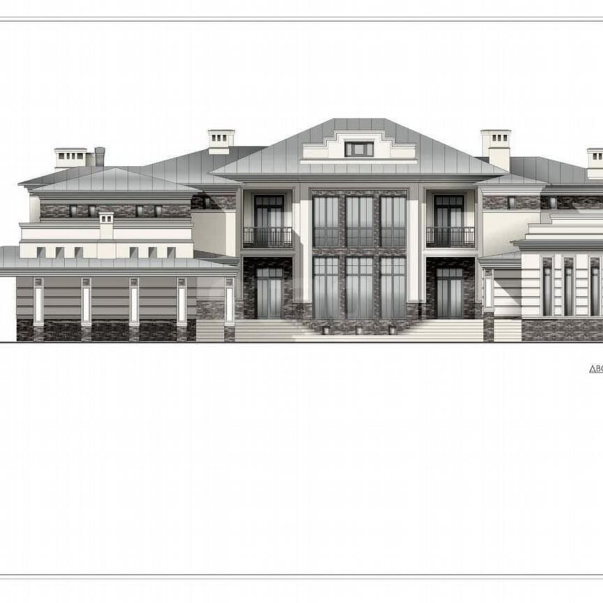 Дом, 1082.5 м², 15 соток