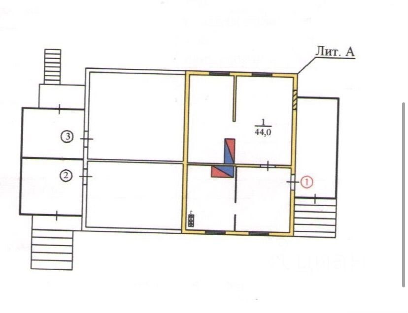Дом, 44 м², 4 сотки
