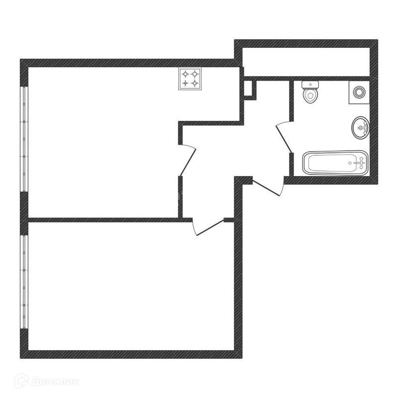 1-комн., 55.4 м², 15/15 этаж
