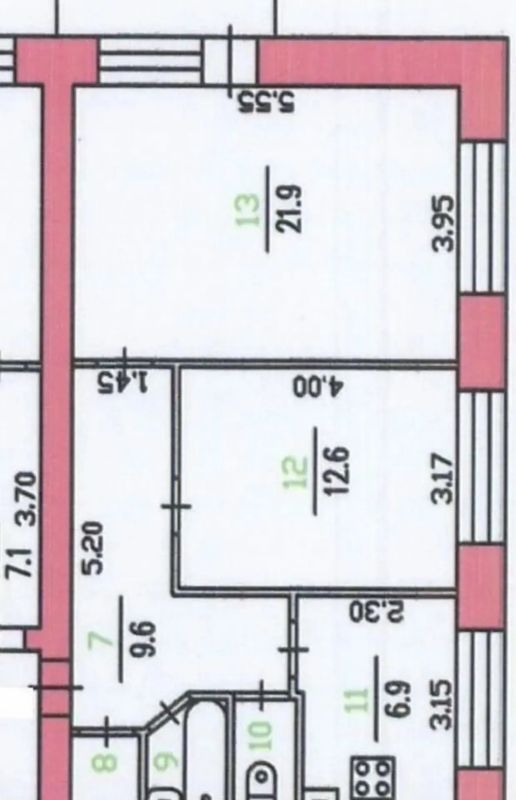 2-комн., 55.7 м², 4/5 этаж
