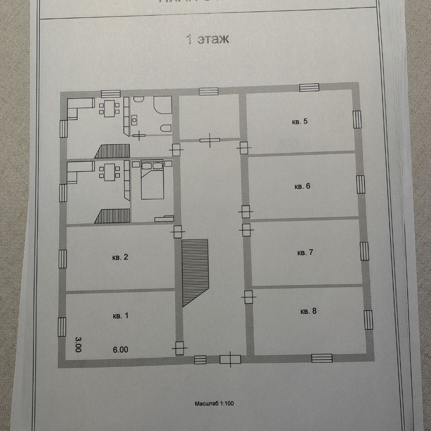 Студия, 24 м², 1/3 этаж