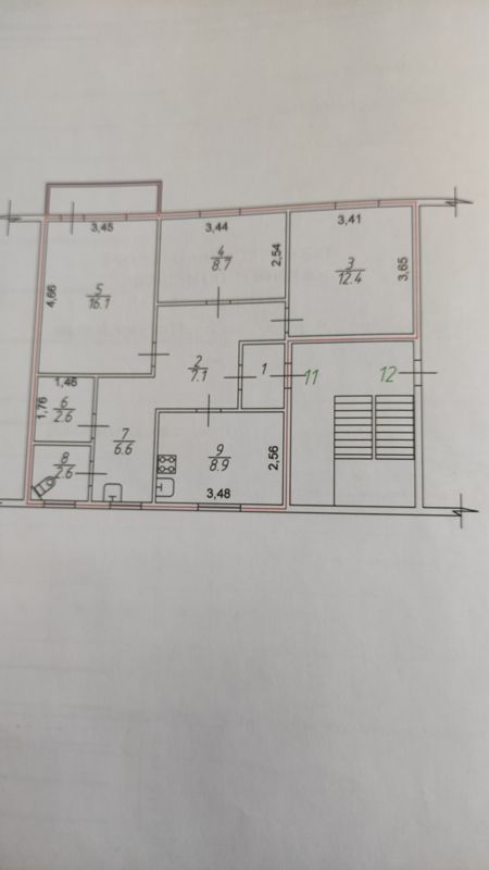 3-комн., 67.1 м², 2/2 этаж