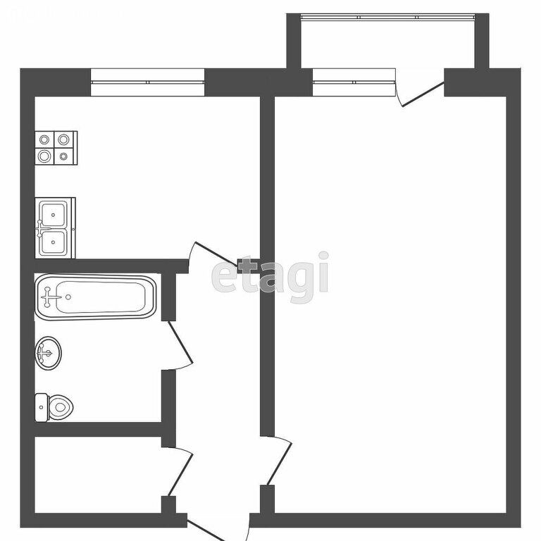 1-комн., 37.1 м², 6/9 этаж