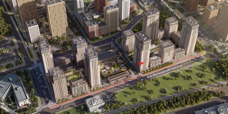 Студия, 28.6 м², 10/31 этаж