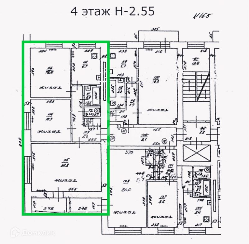 59.8 м², 4/9 этаж