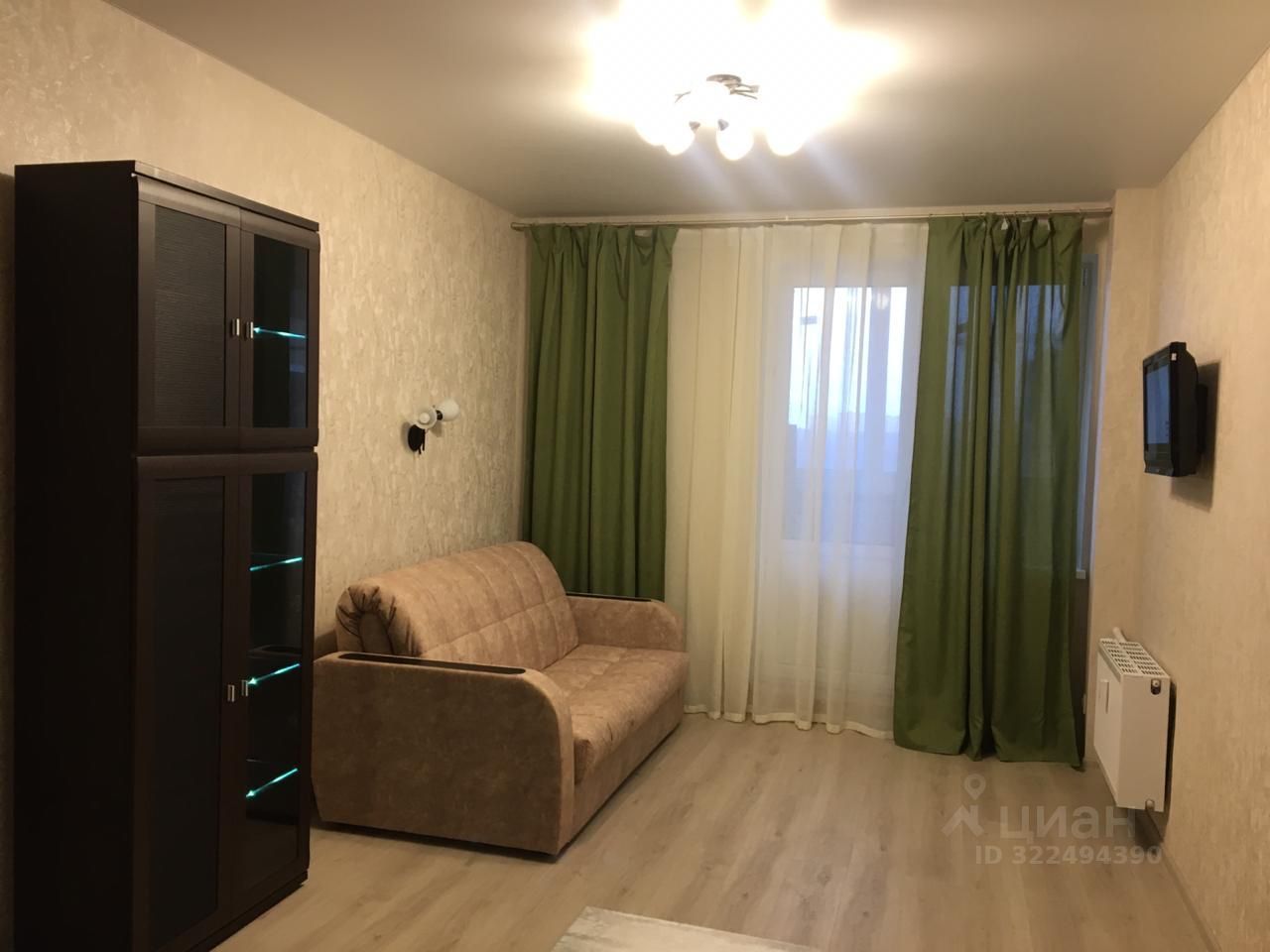 Студия, 35.3 м2, 8/17 этаж