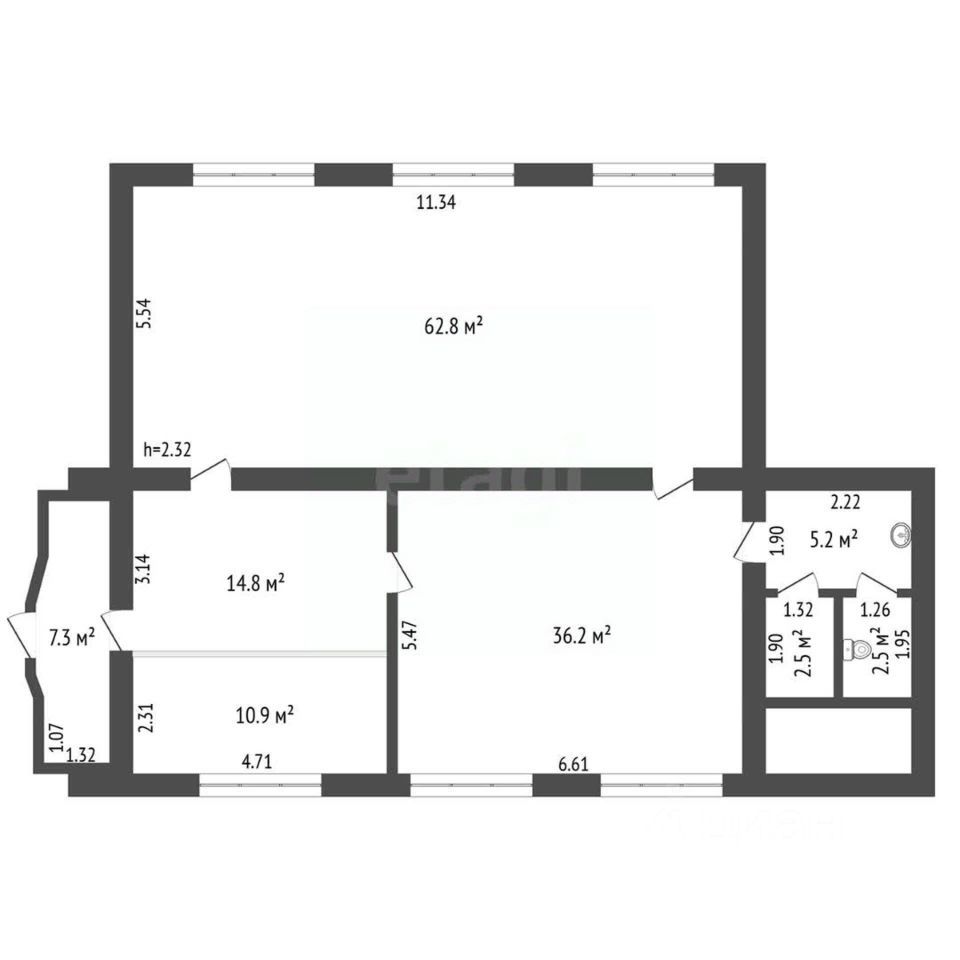 Офис, 142.2 м², 1/5 этаж