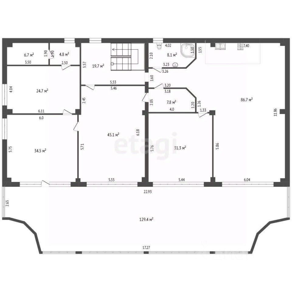 ПСН, 250 м², 3/3 этаж