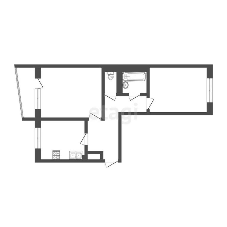 2-комн., 53 м², 4/5 этаж
