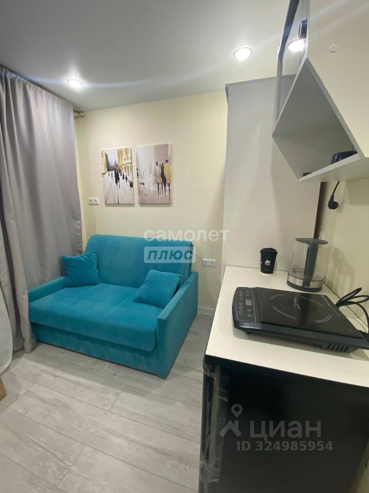 Студия, 11 м², 1/9 этаж