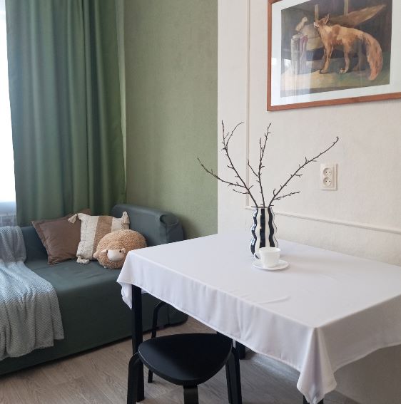 Студия, 17.2 м², 4/5 этаж