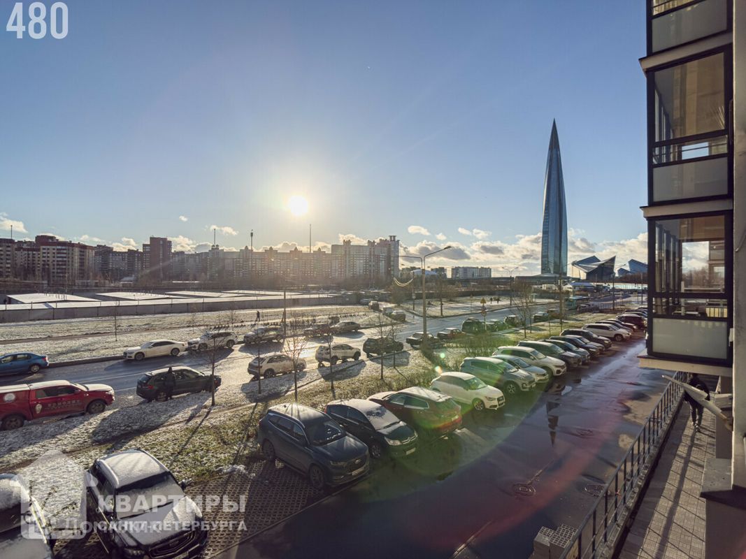 3-комн. квартира, 87.9 м², 2/23 этаж