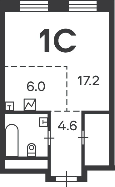 1-комн., 35.1 м², 4/31 этаж