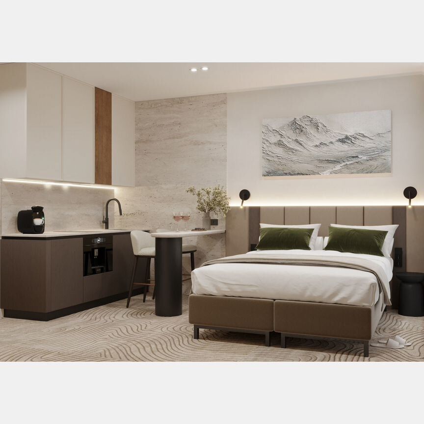 Студия, 29 м², 6/8 этаж