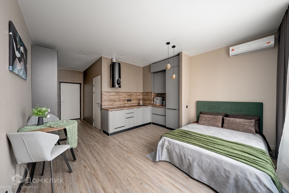 Студия, 27 м², 6/25 этаж