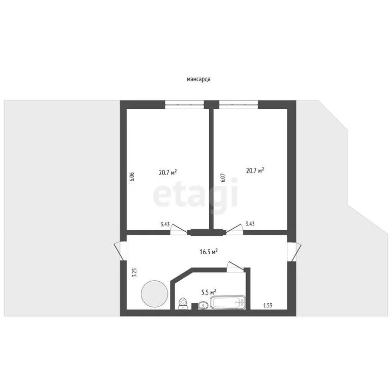 4-комн., Квартира, 186.7 м², 2/3 этаж