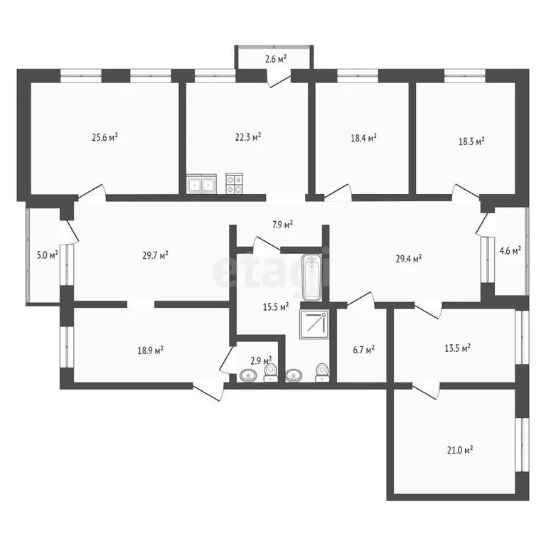 7-комн. квартира, 230 м2, 5/5 этаж