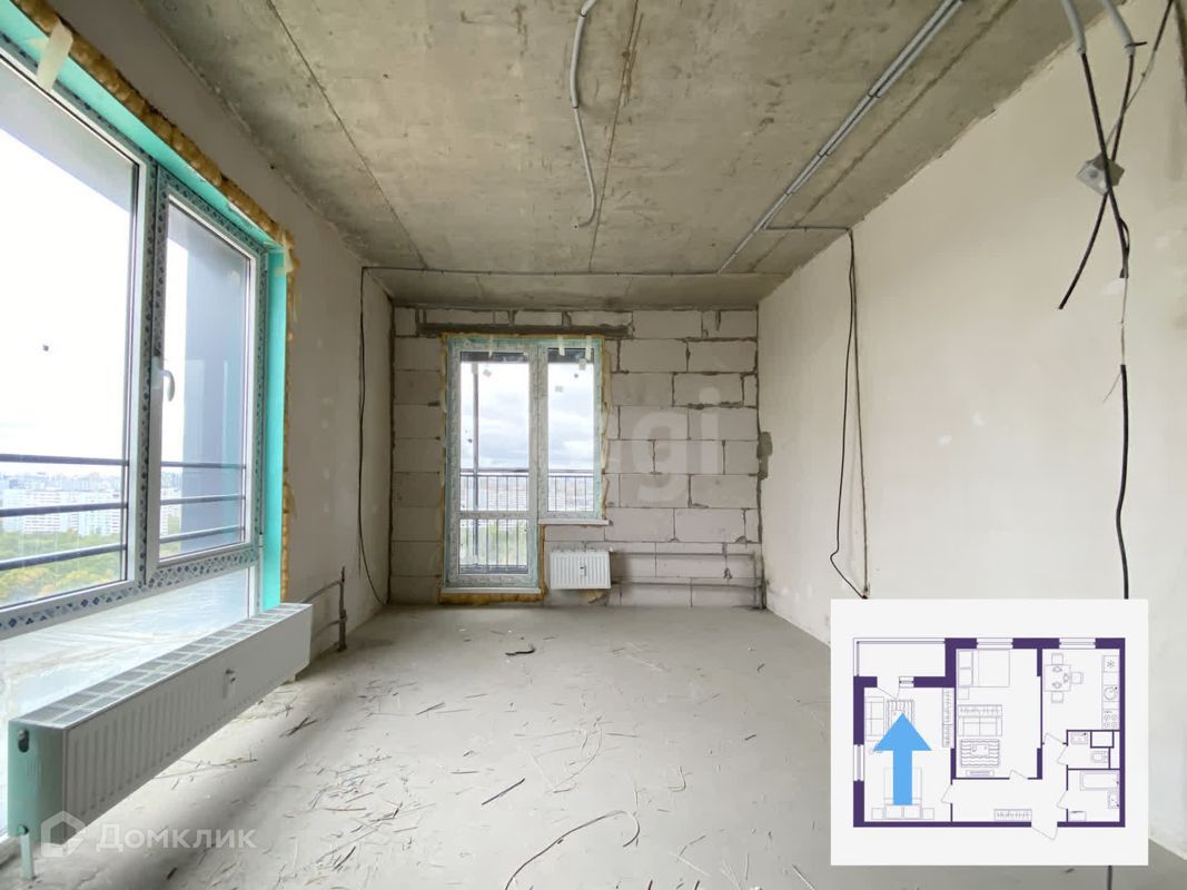 2-комн., 55 м², 25/25 этаж