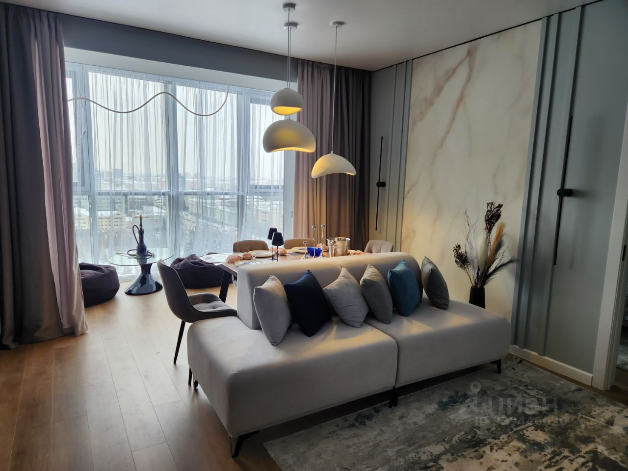 2-комн., 60 м², 17/30 этаж