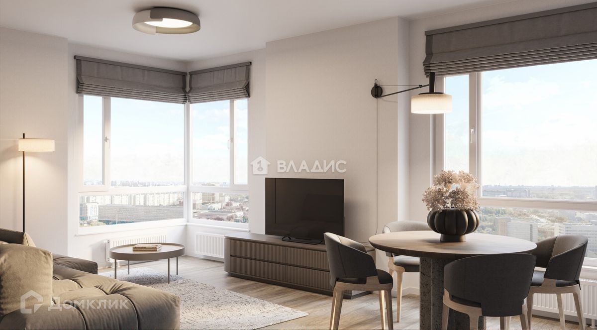 2-комн., 50 м², 35/38 этаж